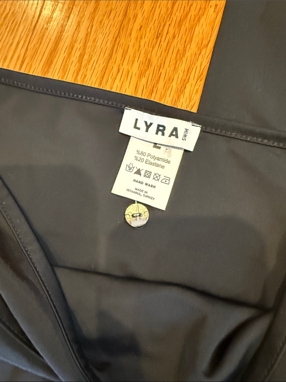 Lyra Modest 3-Piece Swimsuit in Black - Picture 2 of 6